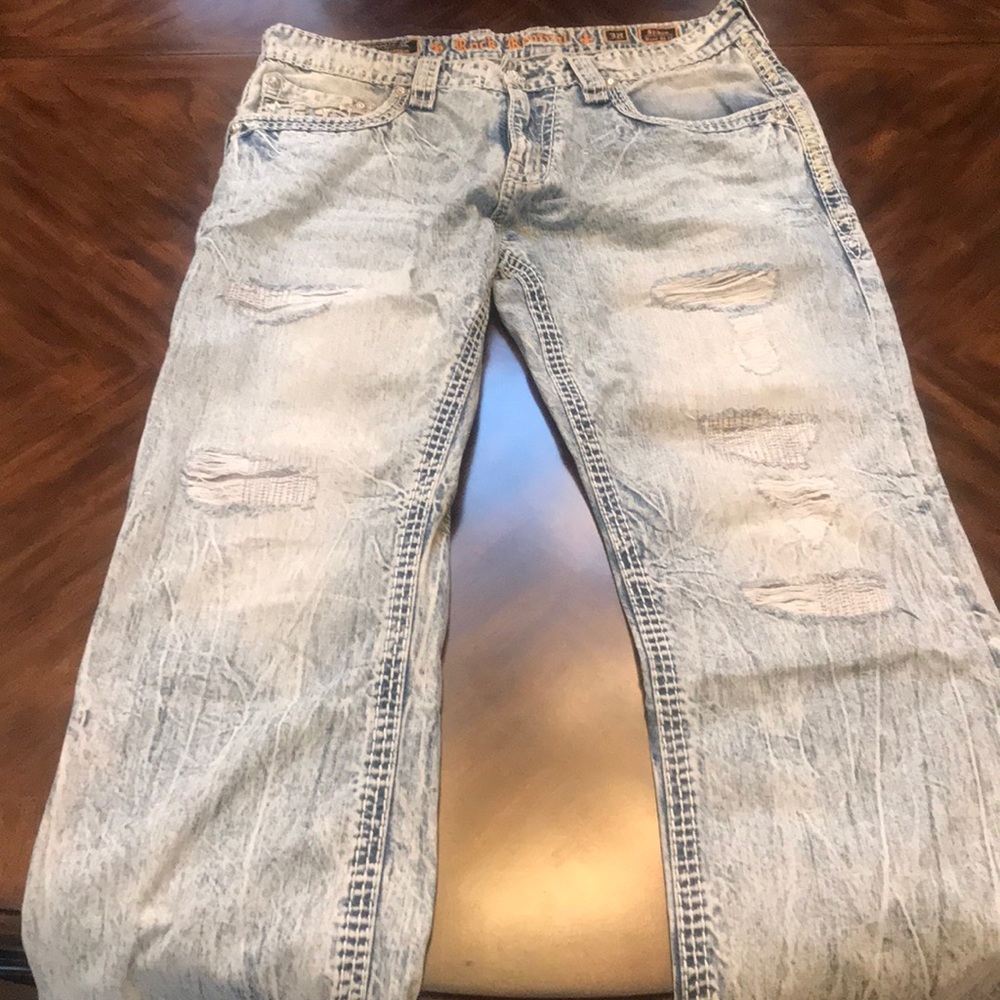 Rock Revival Stibon relaxed straight 17 men’s 38